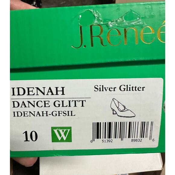 IDENAH Dance Shoes Glitter Pump - Picture 6 of 7